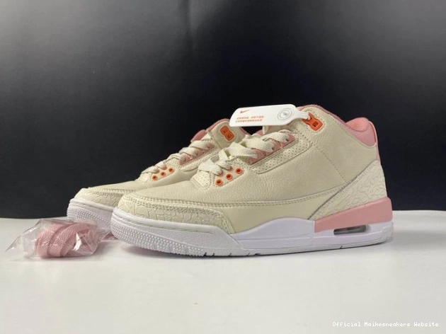 Official Maikesneakers Rust Pink Jordan Sail 3 CK9246-116 Air (W) Retro 0707